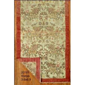  3x6 Hand Knotted Konya Turkey Rug   36x69