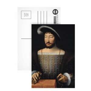  Francois I (1497 1547) (oil on panel) by Joos van Cleve 