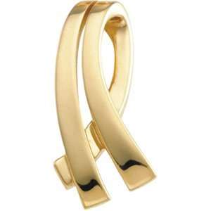  14K White Gold Metal Fashion Chain Slide Jewelry