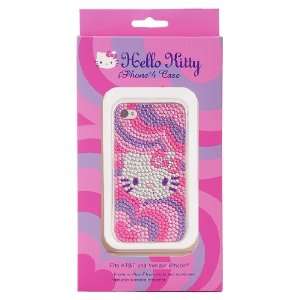  Hello Kitty Bling Pink iPhone 4 Case Cell Phones 