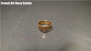French 18ct Gold  Belt Ring c1940  