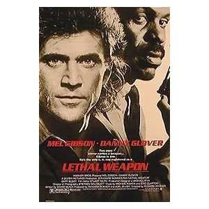 LETHAL WEAPON ORIGINAL MOVIE POSTER