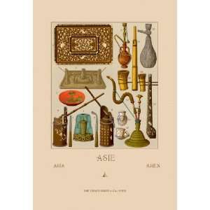  Asian Smoking Implements 24x36 Giclee