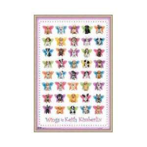  Puppy Wings Framed Poster