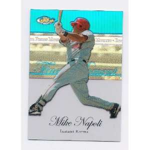   Moments Blue Refractor #MN Mike Napoli #ed 95/299