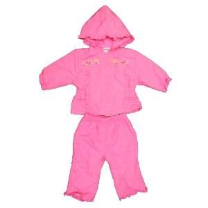  Baby Girl 12 Months, Pink 2pc Winter Suit Baby