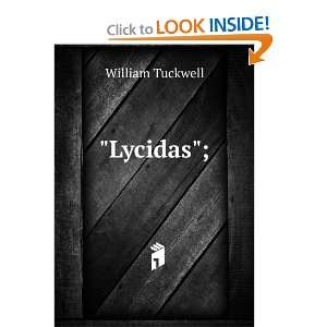  Lycidas; William Tuckwell Books