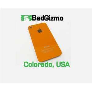  Apple iPhone 4 GSM AT&T Orange Glass Back Replacememt 