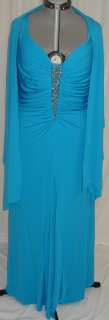 Plus Size Formal Gown Long Dress Cocktail Turquoise 16  