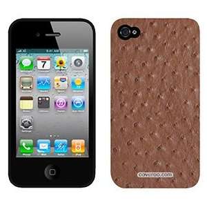  Ostrich Brown on AT&T iPhone 4 Case by Coveroo  