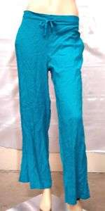 Jordan Taylor Beachwear Pants Turquoise Color Size PM  