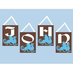  A KNIGHTS DRAGON CANVAS WALL LETTERS