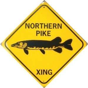  NORTHERN PIKE XING Aluminum Sign