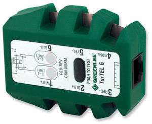 Greenlee TUR TEL 6 MODULAR TESTER 46040  