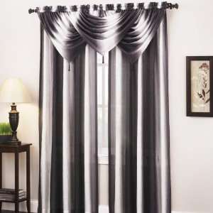  Crushed Ombre Sheer Panel, Valance
