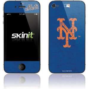  New York Mets   Solid Distressed skin for Apple iPhone 4 