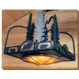  Ironworks Tall Trees Chandelier