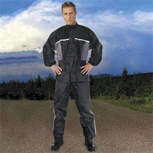  River Road High N Dry Two Piece Rainsuit   2X Large/Black 