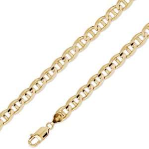   Gold Mariner Chain Necklace 6.8mm (17/64) 20 IceNGold Jewelry