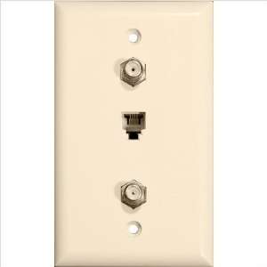  MorrisProducts 85033 Double Coax Single Phone Jack in 