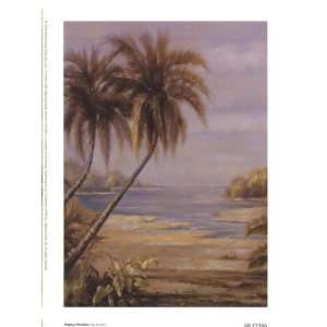 Tropical Paradise I Finest LAMINATED Print Paulsen 6x8