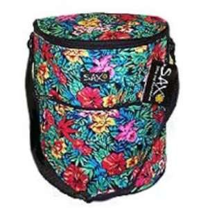  Tropical Floral Flowers Wine or Picnic Tote Case Pack 6 