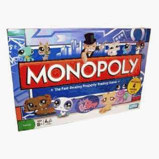   394496 Littlest Pet Shop Edition Monopoly  Pack of 4 Toys & Games