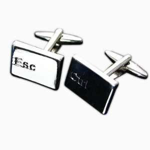  Esc & Ctrl Keys Cufflinks 