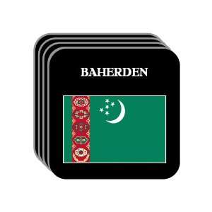  Turkmenistan   BAHERDEN Set of 4 Mini Mousepad Coasters 