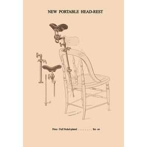  New Portable Head Rest   Paper Poster (18.75 x 28.5 