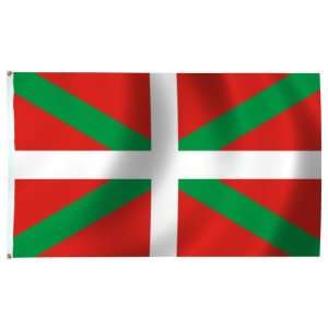  Basque Lands Flag 3X5 Foot E Poly Patio, Lawn & Garden