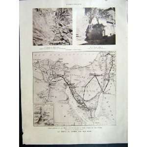  Map Moise Djebel Mousa Belgrade Legation 1935