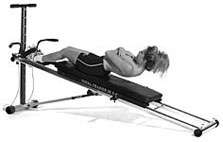 Bayou Fitness Total Trainer Pilates Reformer Pro Home Gym System Ab