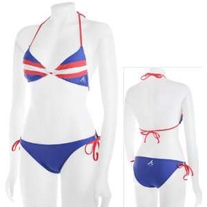  Atlanta Braves Womens Striped String Bikini Sports 