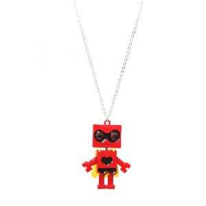  Superhero Robot Necklace Jewelry