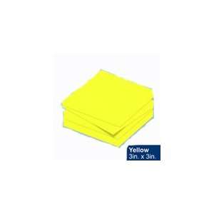    Cleanroom Sticky Notes, Yellow, 3 X 3 , 80 Sheets/Pad, 10 Pads/Bag