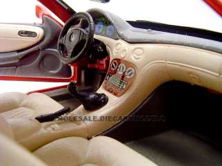 MASERATI 3200 GT COUPE RED 118 DIECAST MODEL CAR BY BBURAGO  