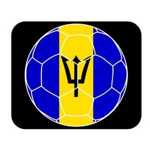  Barbadian Soccer Mouse Pad   Barbados 