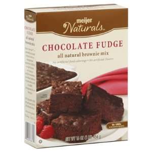 Meijer Naturals Chocolate Fudge Brownie Mix   12 Boxes (16 oz ea)