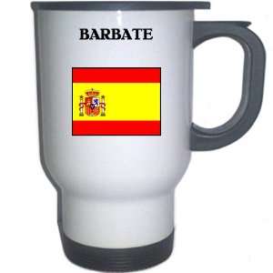  Spain (Espana)   BARBATE White Stainless Steel Mug 