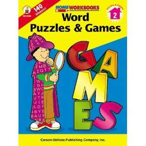  16 Pack CARSON DELLOSA WORD PUZZLES & GAMES GR 2 HOME 