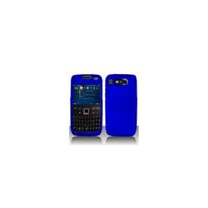 Nokia E72 E73 Mode Rubberized Texture Blue Snap on Cover 
