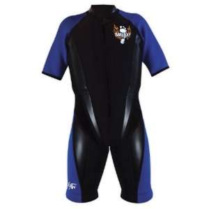 Barefoot International Iron Short Sleeve Wetsuit (Blue/Black With 