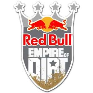  Red Bull Empire Dirt Racing Car Bumper Sticker Decal 4.5 