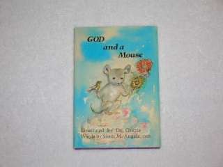1972 GOD AND A MOUSE SIGNED BY ARTIST TED DEGRAZIA FIRST PRINTING 