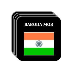  India   BARODA MOR Set of 4 Mini Mousepad Coasters 