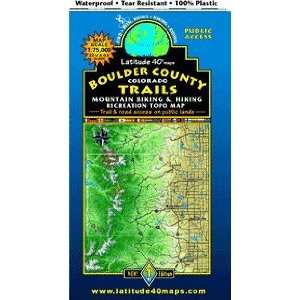  Boulder County Recreation Topographic Map Sports 