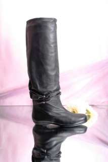 Gianmarco Lorenzi 0675 Leather Knee High Boots 39 / US 9  