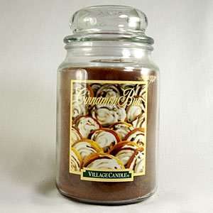  Village Candle® Cinnamon BunTM 26 Oz. Round Jar, Village 
