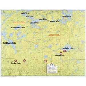  Fisher BWCA/Quetico Canoe Map Number 4